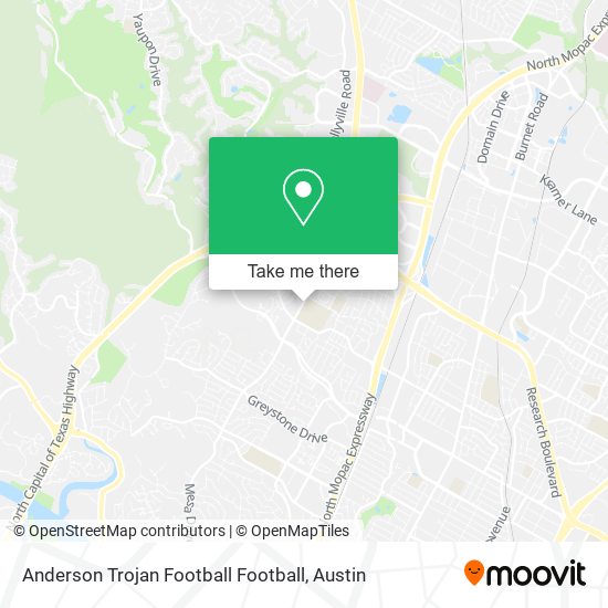 Mapa de Anderson Trojan Football Football