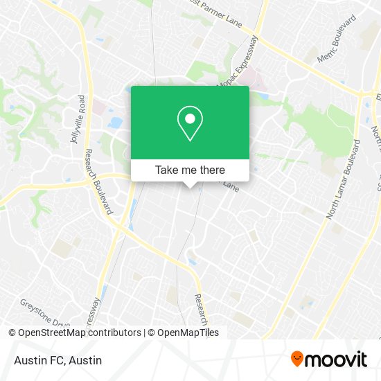 Mapa de Austin FC