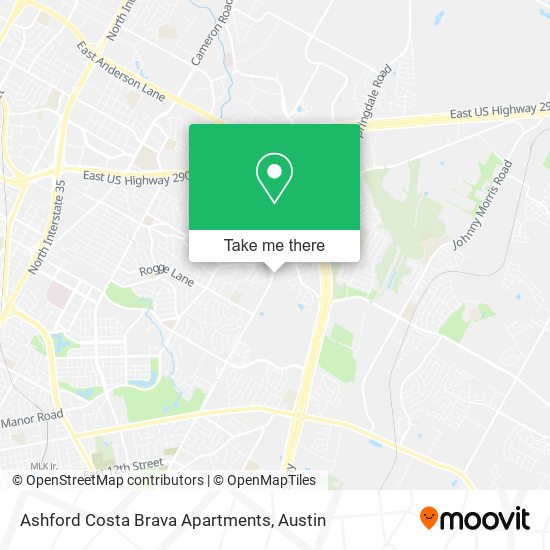 Ashford Costa Brava Apartments map