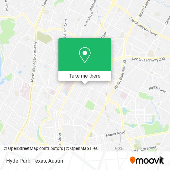 Mapa de Hyde Park, Texas