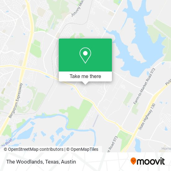 Mapa de The Woodlands, Texas