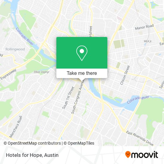Mapa de Hotels for Hope