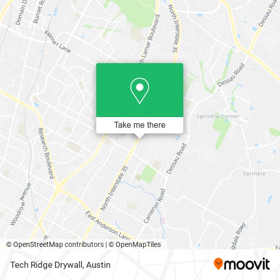 Tech Ridge Drywall map