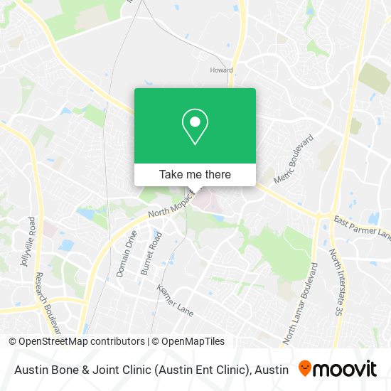 Mapa de Austin Bone & Joint Clinic (Austin Ent Clinic)