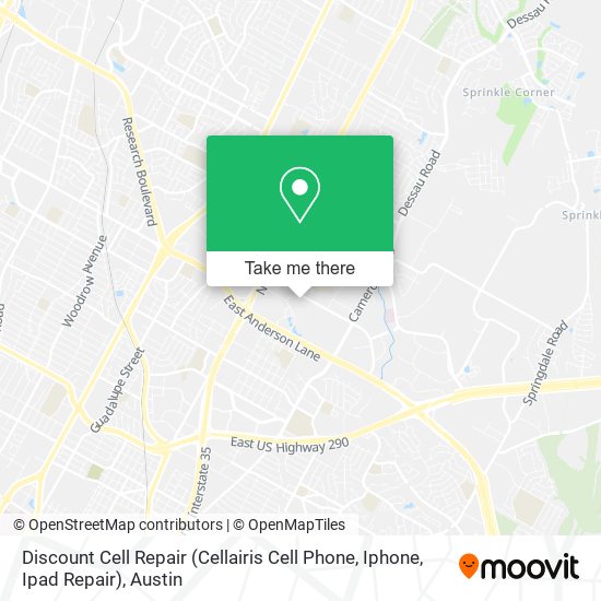 Mapa de Discount Cell Repair (Cellairis Cell Phone, Iphone, Ipad Repair)