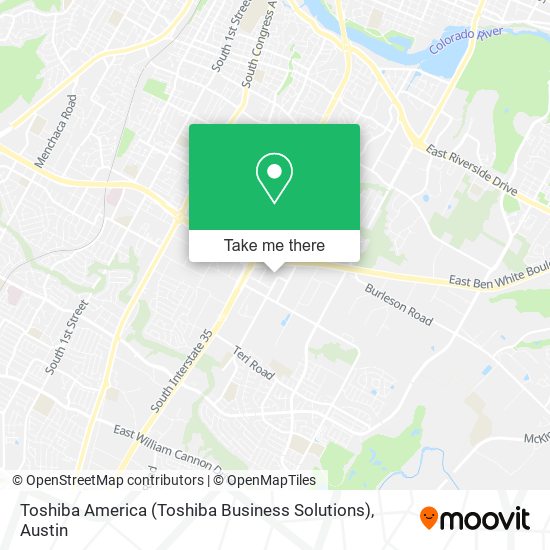 Mapa de Toshiba America (Toshiba Business Solutions)