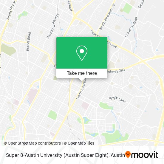 Mapa de Super 8-Austin University (Austin Super Eight)