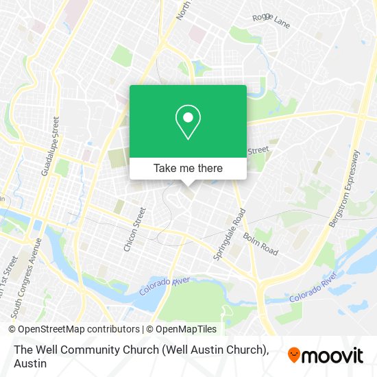 Mapa de The Well Community Church (Well Austin Church)