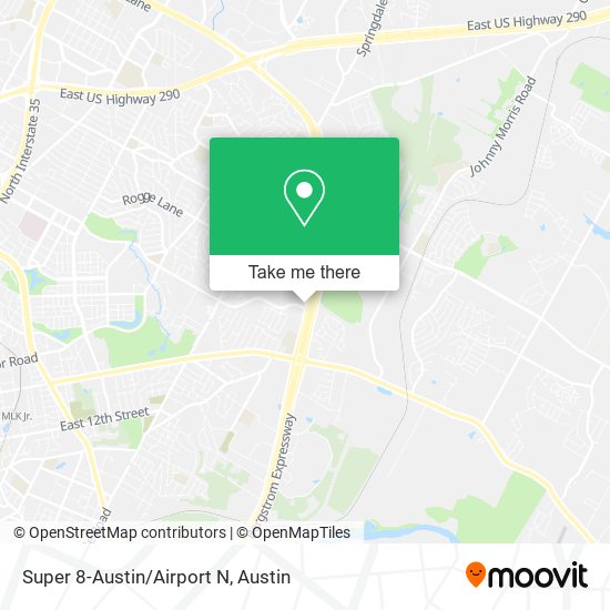 Mapa de Super 8-Austin/Airport N