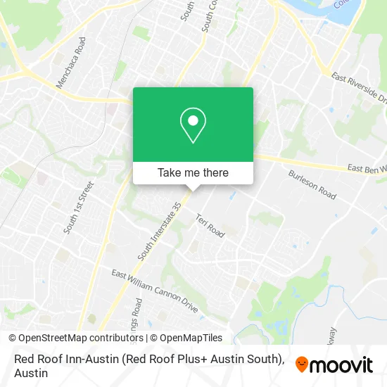 Red Roof Inn-Austin (Red Roof Plus+ Austin South) map