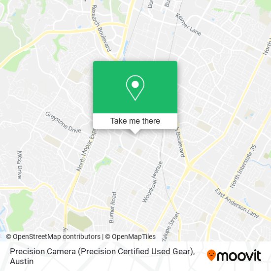 Precision Camera (Precision Certified Used Gear) map