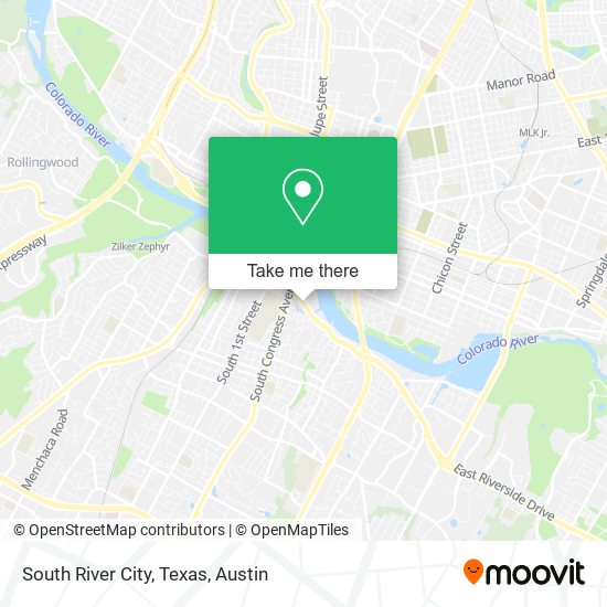 South River City, Texas map
