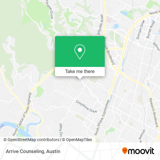 Arrive Counseling map