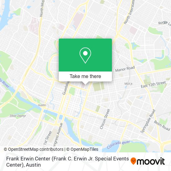 Mapa de Frank Erwin Center (Frank C. Erwin Jr. Special Events Center)
