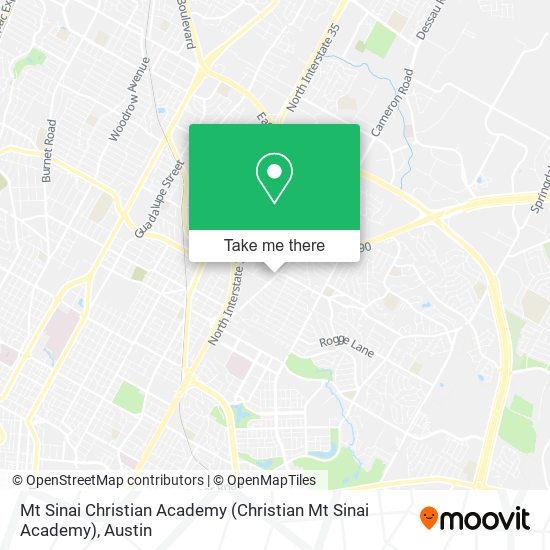 Mapa de Mt Sinai Christian Academy