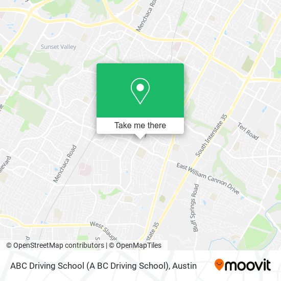 Mapa de ABC Driving School (A BC Driving School)