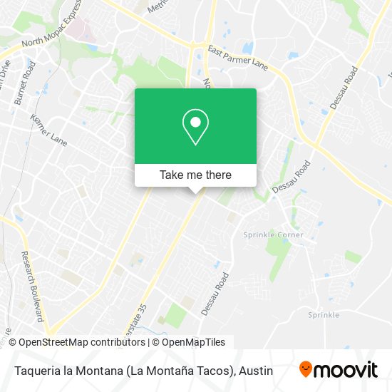 Taqueria la Montana (La Montaña Tacos) map