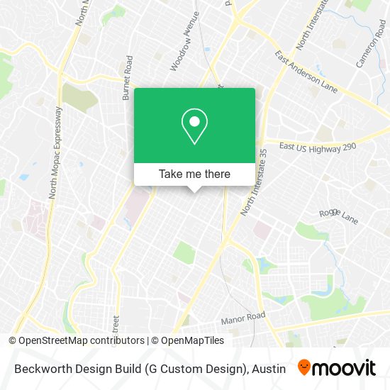 Mapa de Beckworth Design Build (G Custom Design)