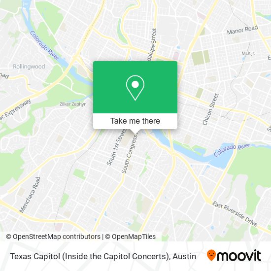 Texas Capitol (Inside the Capitol Concerts) map