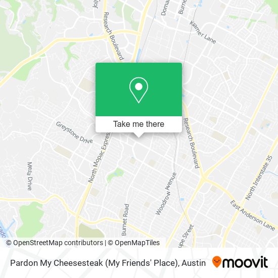 Pardon My Cheesesteak (My Friends' Place) map