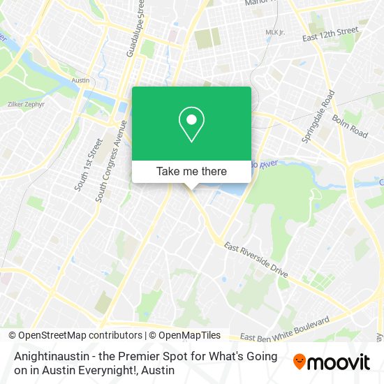 Anightinaustin - the Premier Spot for What's Going on in Austin Everynight! map