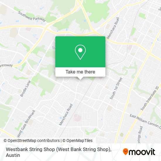 Mapa de Westbank String Shop (West Bank String Shop)