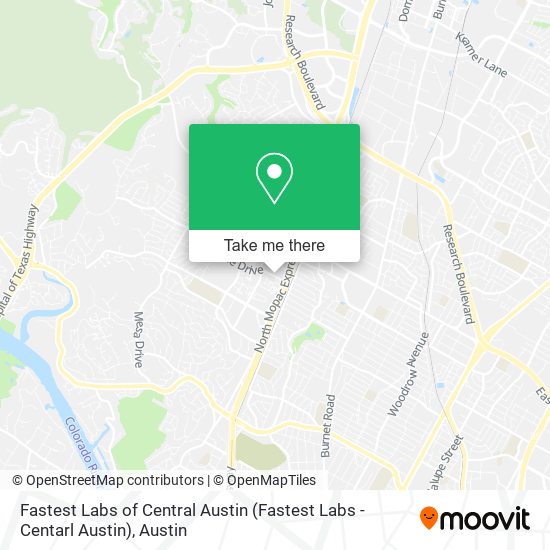 Fastest Labs of Central Austin (Fastest Labs - Centarl Austin) map