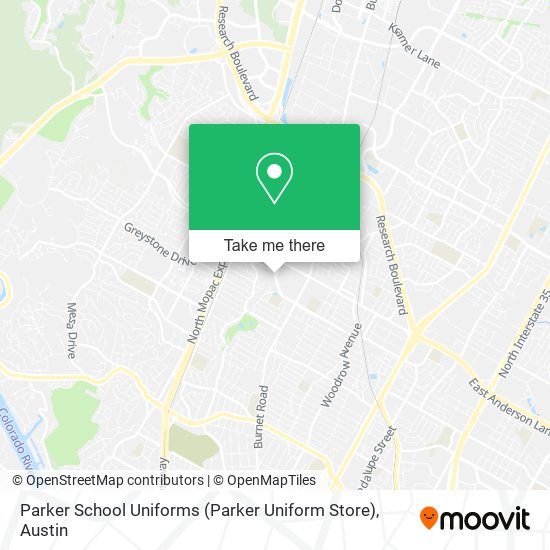 Mapa de Parker School Uniforms (Parker Uniform Store)