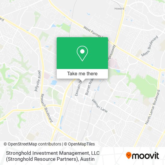 Mapa de Stronghold Investment Management, LLC (Stronghold Resource Partners)