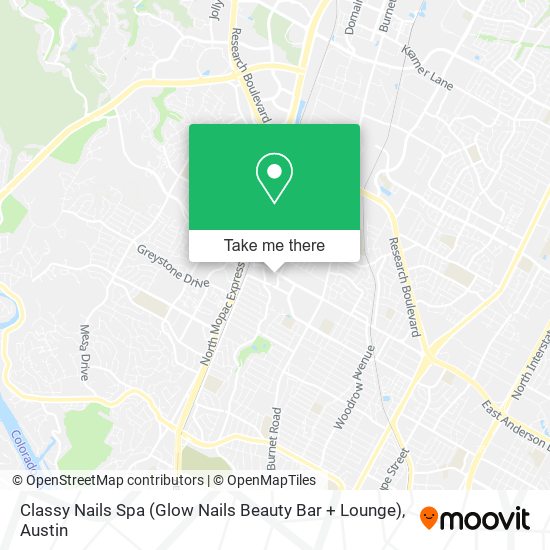 Mapa de Classy Nails Spa (Glow Nails Beauty Bar + Lounge)