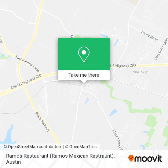 Mapa de Ramos Restaurant (Ramos Mexican Restraunt)