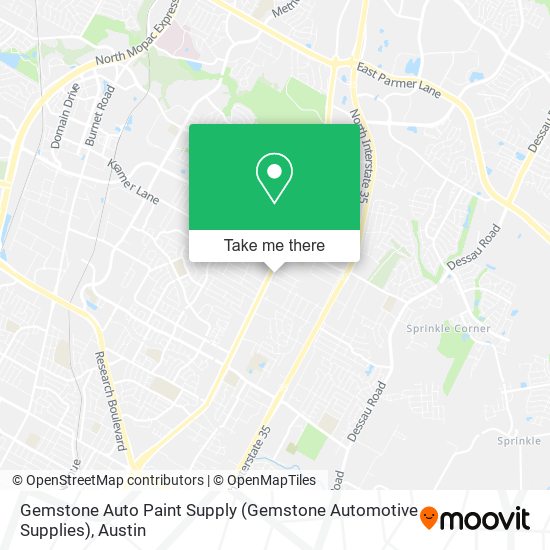 Gemstone Auto Paint Supply (Gemstone Automotive Supplies) map