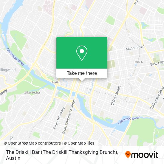 Mapa de The Driskill Bar (The Driskill Thanksgiving Brunch)