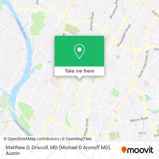 Mapa de Matthew D. Driscoll, MD (Michael D Aronoff MD)