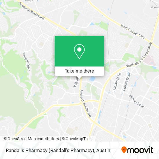 Mapa de Randalls Pharmacy (Randall's Pharmacy)
