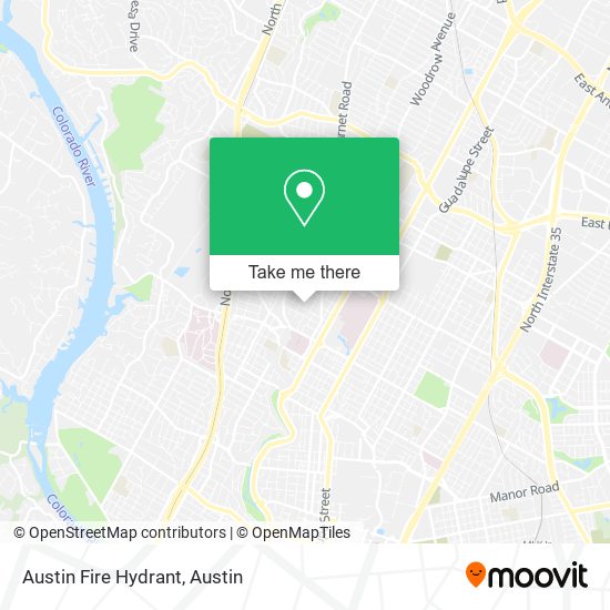 Mapa de Austin Fire Hydrant