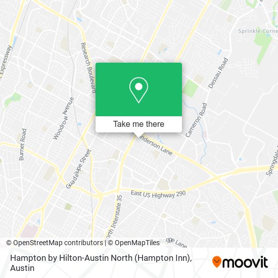 Mapa de Hampton by Hilton-Austin North (Hampton Inn)