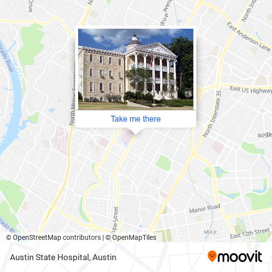 Austin State Hospital map