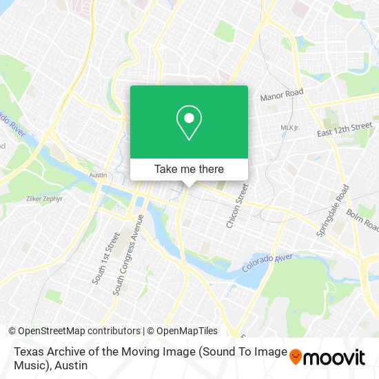 Mapa de Texas Archive of the Moving Image (Sound To Image Music)