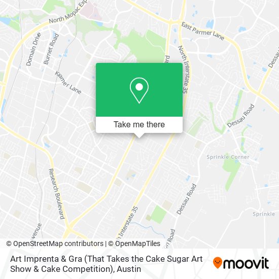Mapa de Art Imprenta & Gra (That Takes the Cake Sugar Art Show & Cake Competition)