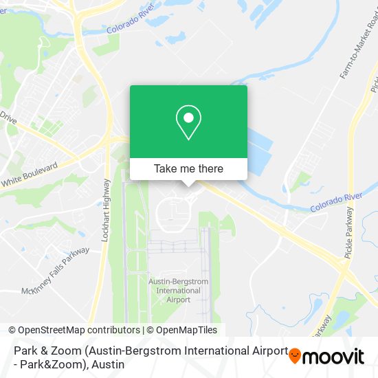 Park & Zoom (Austin-Bergstrom International Airport - Park&Zoom) map