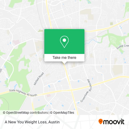 A New You Weight Loss map