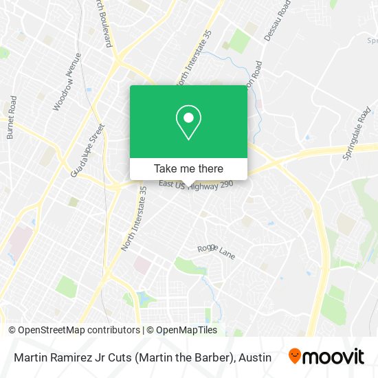 Mapa de Martin Ramirez Jr Cuts (Martin the Barber)