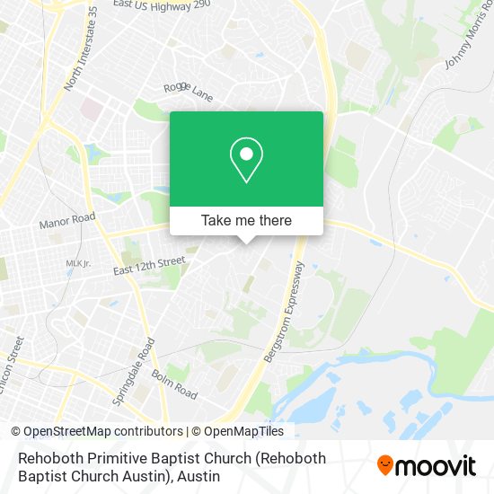 Mapa de Rehoboth Primitive Baptist Church