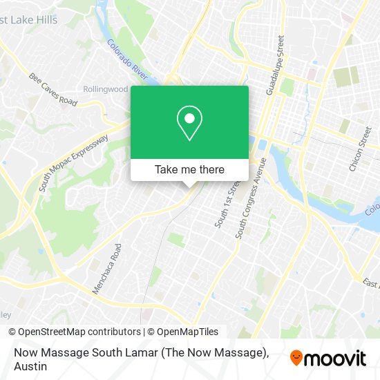 Mapa de Now Massage South Lamar (The Now Massage)