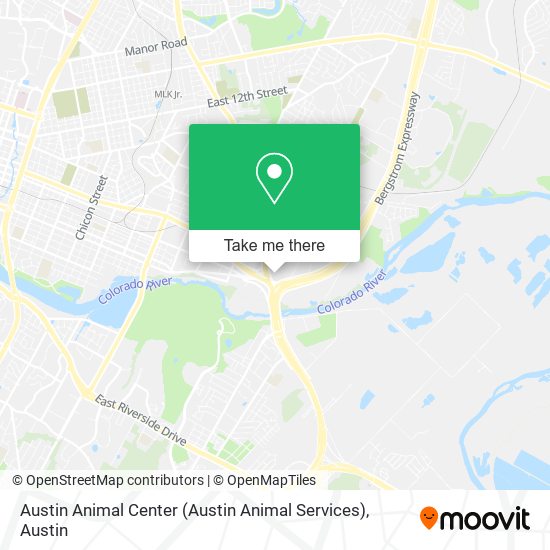 Mapa de Austin Animal Center (Austin Animal Services)