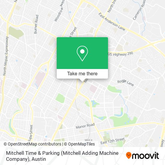 Mapa de Mitchell Time & Parking (Mitchell Adding Machine Company)