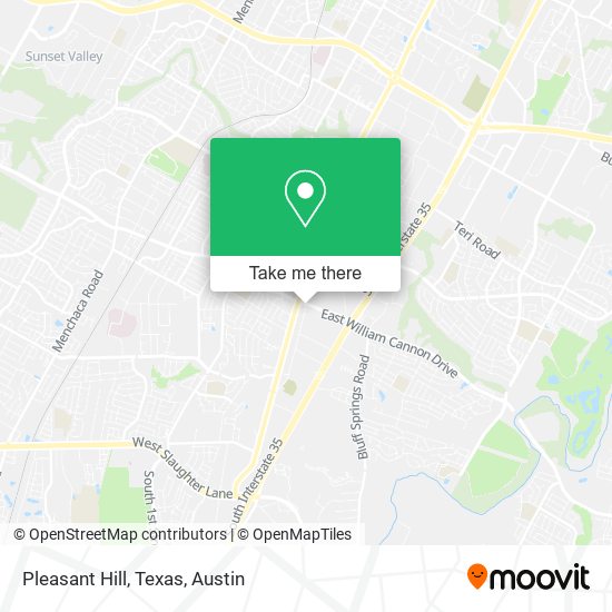 Pleasant Hill, Texas map