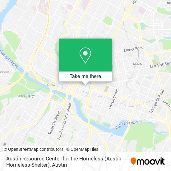 Mapa de Austin Resource Center for the Homeless (Austin Homeless Shelter)