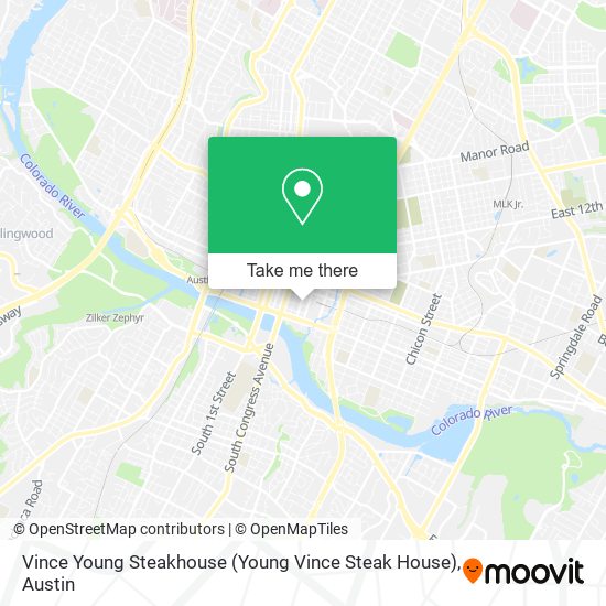 Mapa de Vince Young Steakhouse (Young Vince Steak House)